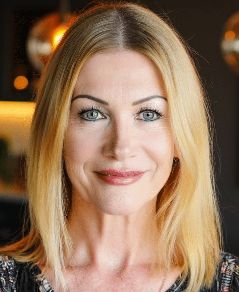 A portrait image of Sandy